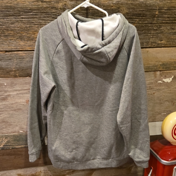 Nike Gray Hoodie with Sketch Swoosh - Picture 3 of 5